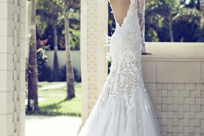 Une robe de mariée élégante